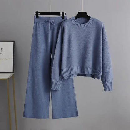 Cozy Knit Sweater Pants Set